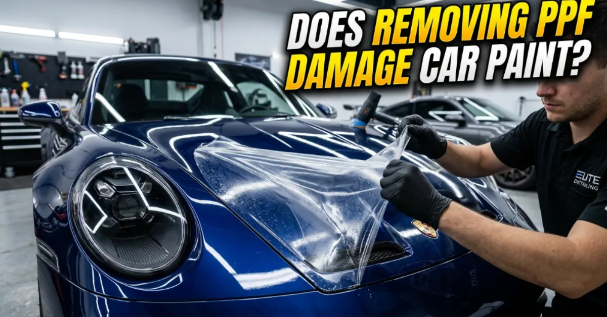 Does Removing PPF Damage Car Paint